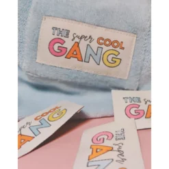 Lot de 6 étiquettes tissées Marmaï - "The Super Cool Gang"