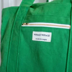 Lot de 5 étiquettes tissées - Voyage Voyage - Ikatee