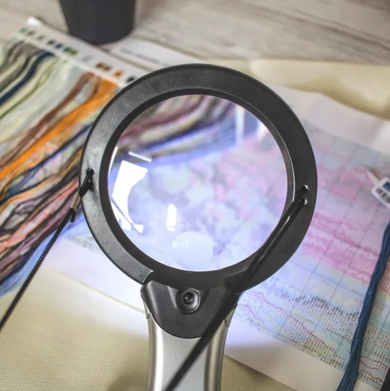 Loupe Mains Libres avec éclairage LED - Purelite