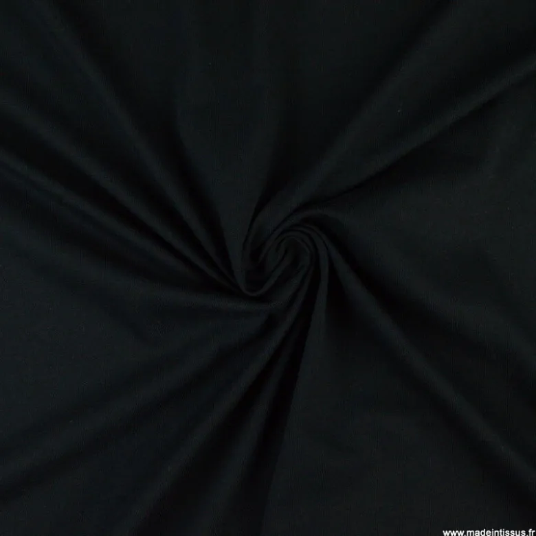 Micro-éponge de bambou absorbant monoface coloris noir pour culottes menstruelles - OEKO TEX