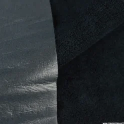 Micro éponge de bambou Noir envers Pul imperméable - Oeko tex