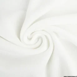 Micro éponge tencel double face Ecru - OEKO TEX