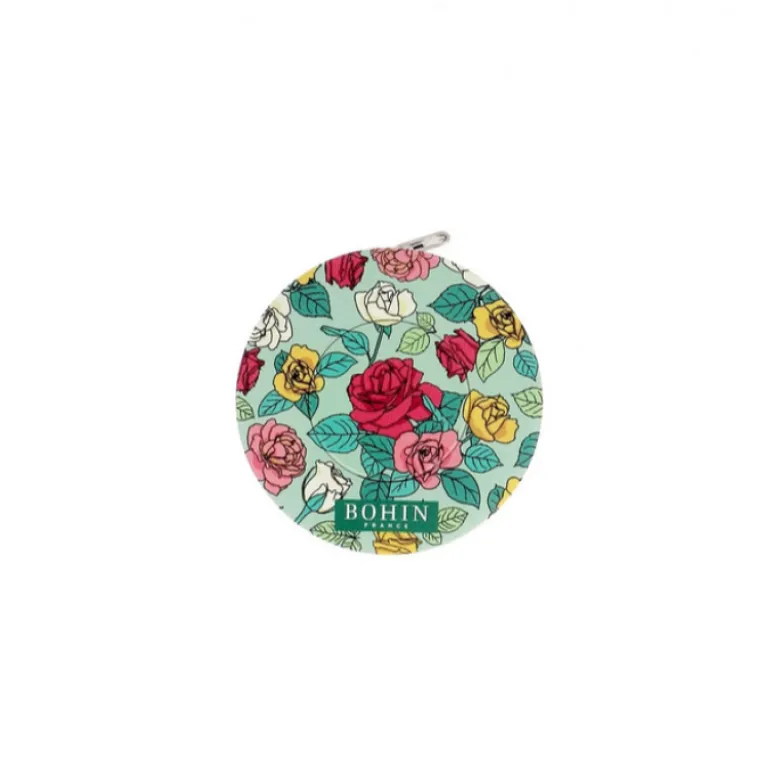 Mètre ruban enrouleur Blossom Vert - 150 cm - Bohin