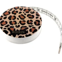 Mètre ruban enrouleur motif couture 150 cm Léopard - Bohin