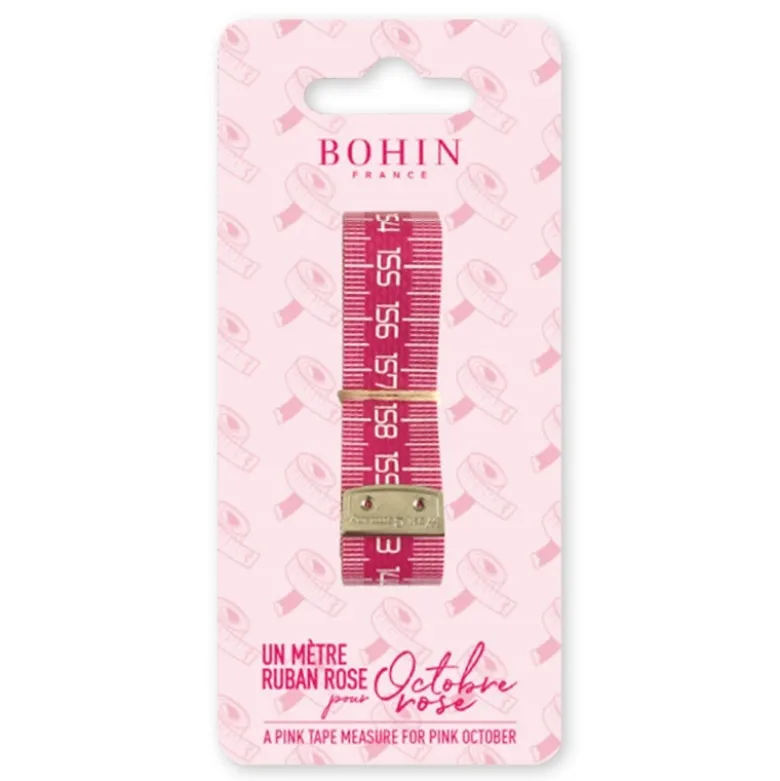 Mètre ruban - Octobre rose - Bohin
