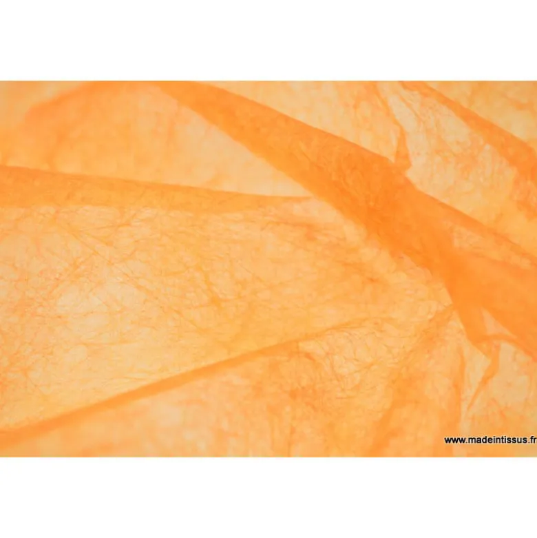 Non tissé déco mandarine 160 .x 1m