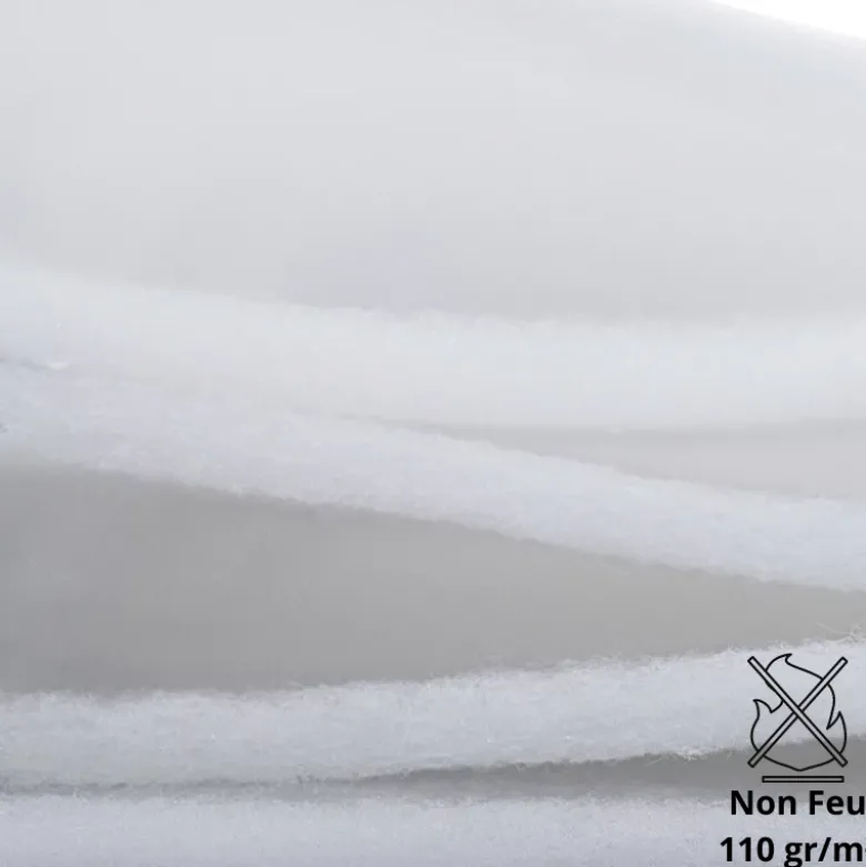 Ouate Non feu - 110gr/m² - fibre ignifugée