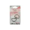 Passant boucle demi-rond Noir - 25 mm - lot de 2
