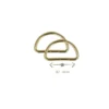 Passant boucle demi-rond or doré - 30mm - lot de 2