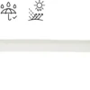 Passepoil d'extérieur imperméable anti UV 15 mm - Blanc