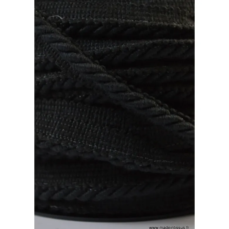 Passepoil en visose BOCCA 5mm coloris Noir
