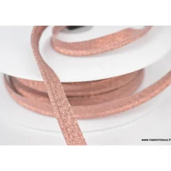 Passepoil Lurex 10mm coloris Cuivre