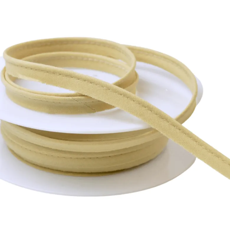 Passepoil 10 mm coton Beige
