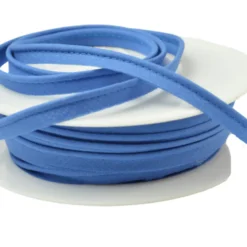 Passepoil 10 mm coton Bleu Azur