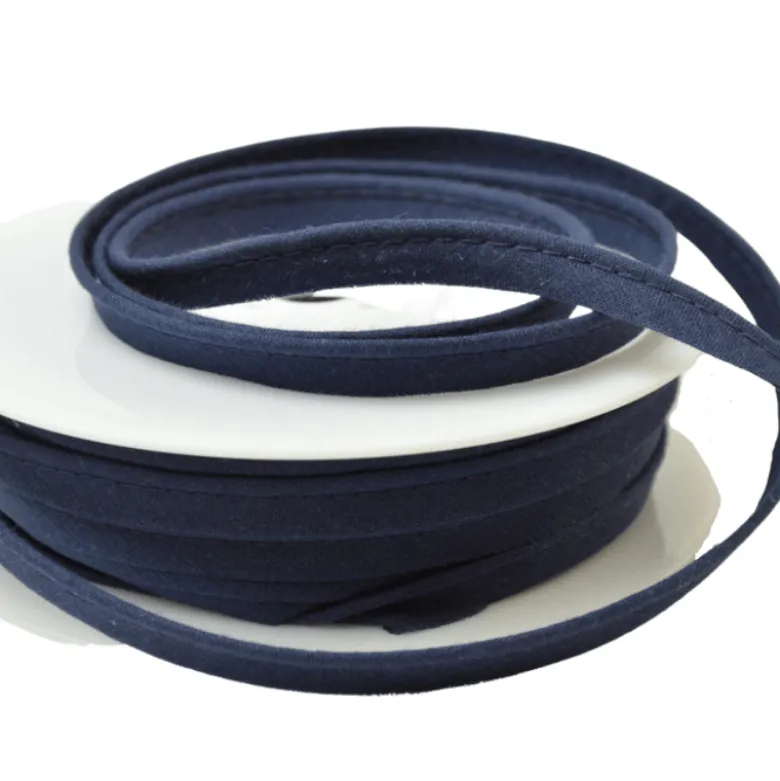 Passepoil 10 mm coton Bleu Marine
