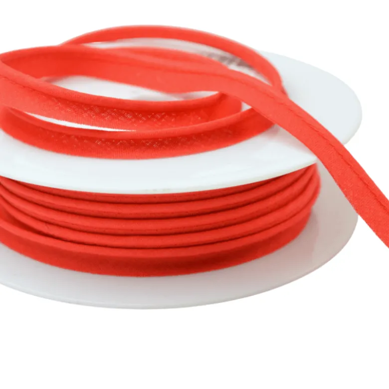 Passepoil 10 mm coton Rouge