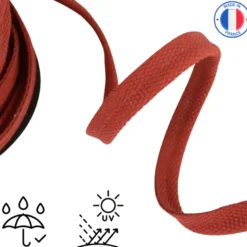 Passepoil sangle d'extérieur imperméable anti UV 15 mm - Rouge