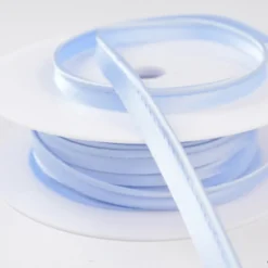 Passepoil satin 10 mm coloris Bleu Ciel 1126