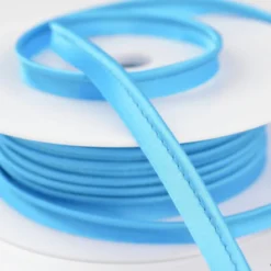 Passepoil satin 10 mm coloris Bleu Turquoise 1140