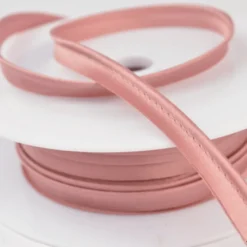 Passepoil satin 10 mm coloris vieux rose1076