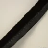 Passepoil velours 16mm coloris Noir pour l'ameublement