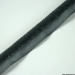 Passepoil velours 3.5mm coloris Gris anthracite pour l'ameublement