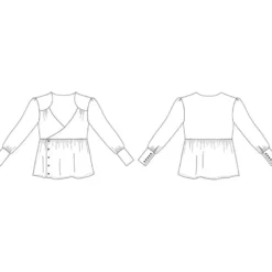 Patron blouse Isabelle - Cha'Coud