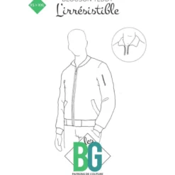 Patron Blouson pour homme - l'Irrésistible - les BG