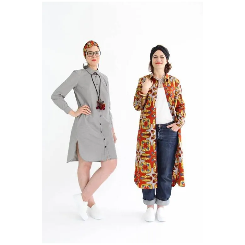 Patron Chemise / Robe chemise - I AM Hermes - I AM Pattern