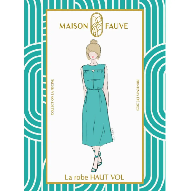 Patron couture robe Haut Vol - Maison Fauve