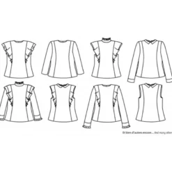 Patron de blouse mini Mome - P&M Patterns - du 2 au 14 ans