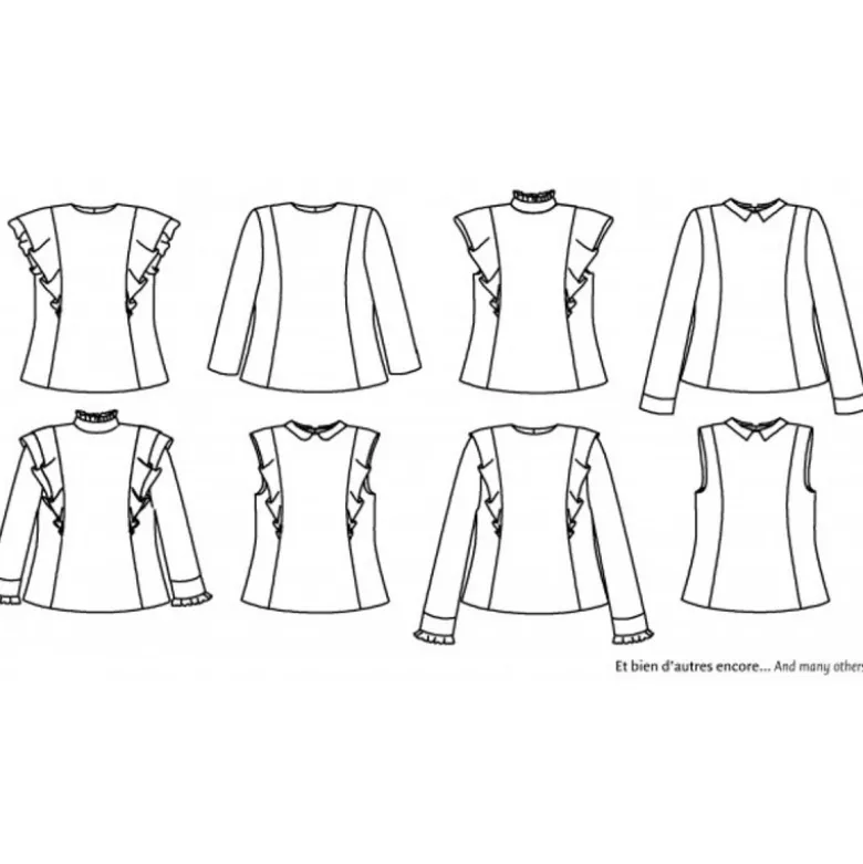 Patron de blouse mini Mome - P&M Patterns - du 2 au 14 ans