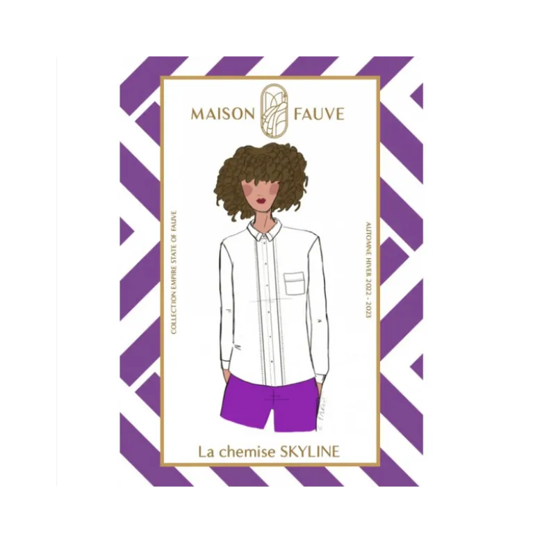 Patron de chemise Skyline - Maison Fauve