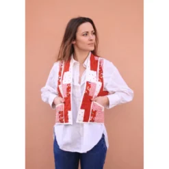 Patron de gilet sans manche Méalie pour femme - Cha'Coud