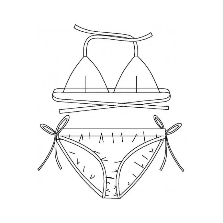 Patron Dune - Maillot de bain du 2 au 16 ans - PM Pattern