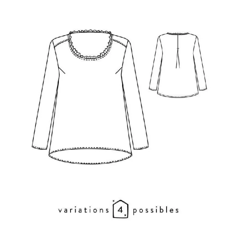 Patron Femme - Blouse Bohème - Atelier Scämmit