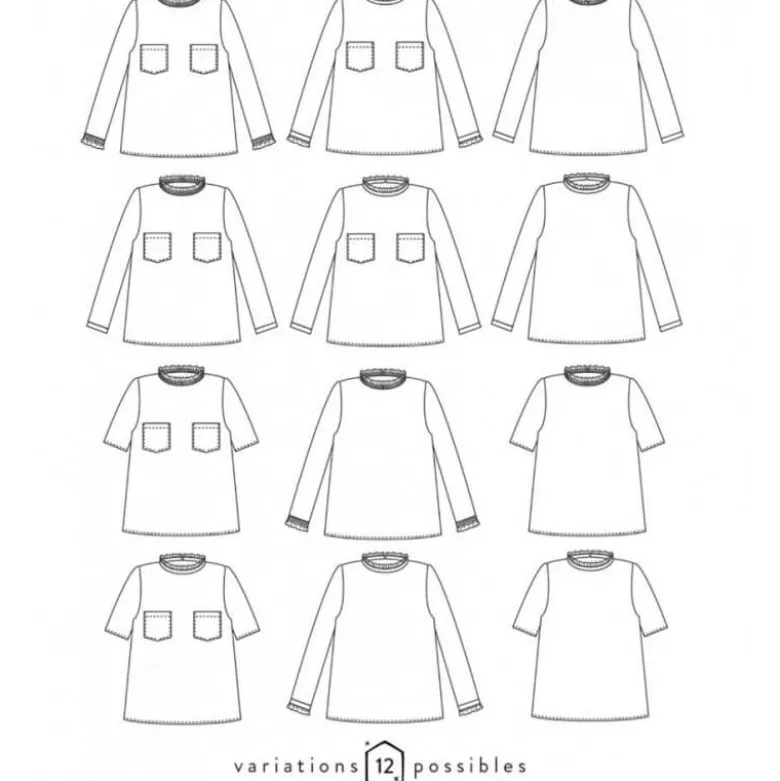 Patron Femme - Blouse PASSION - Atelier Scämmit