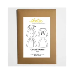 Patron Gilet Veste mixte Grand'Ourse by Ikatee du 6 mois au 4 ans