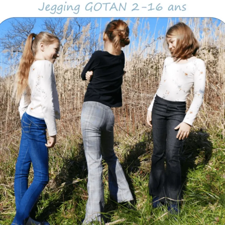 Patron Gotan - Jegging du 2 au 16 ans - Petits D'om