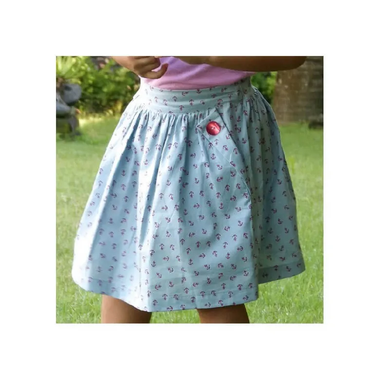 Patron Lollipop - Jupe avec rabats de poche du 2 au 12 ans - PM Pattern