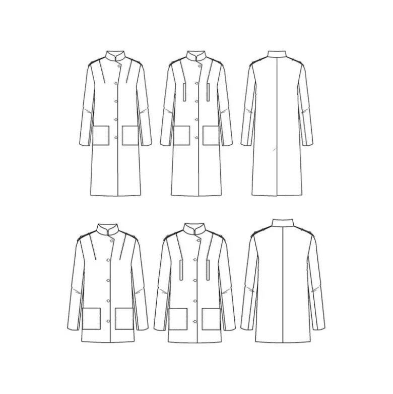 Patron manteau Tigris - Maison Fauve