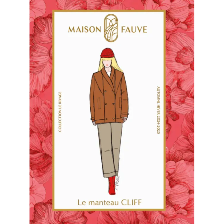 Patron pochette du manteau Cliff - Maison Fauve