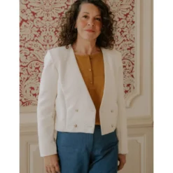 Patron pochette du spencer Damas - Maison Fauve