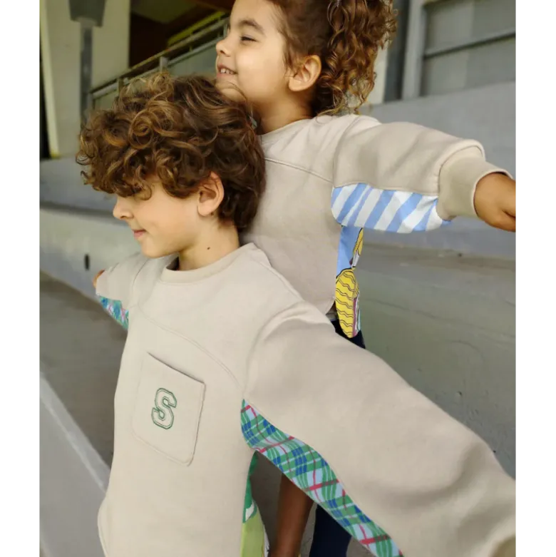 Patron pochette du sweat simone kids - Maéli Paris