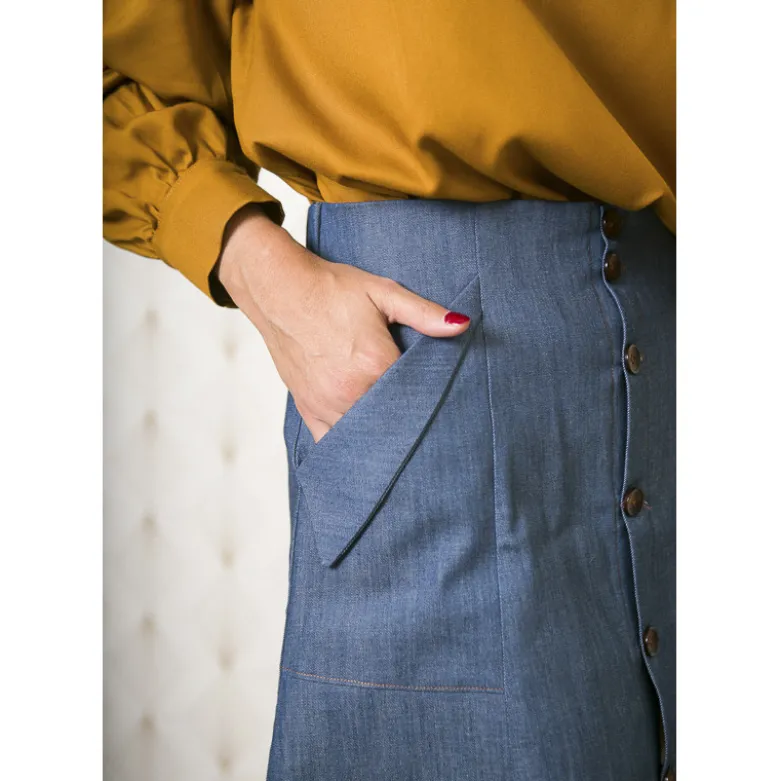 Patron pochette Jupe Kim - Maison Fauve
