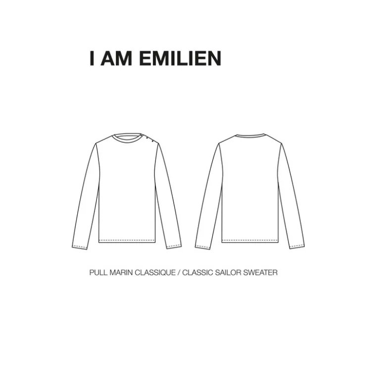 Patron Pull marin - I AM Emiliien - I AM Pattern