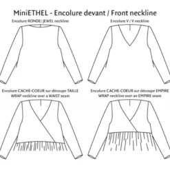 Patron Robe - Blouse MiniEthel 2 au 14 ans - PM Pattern