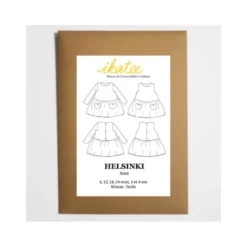 Patron Robe HELSINKI by Ikatee pour bébé du 6 mois au 4 ans