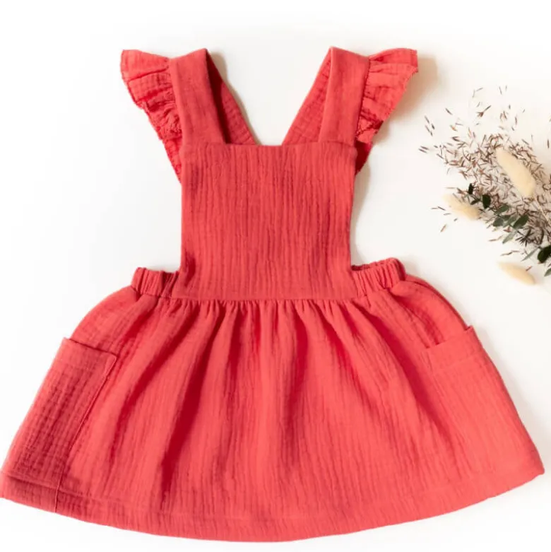 Patron Robe Tablier Milano by Ikatee pour bébé du 6 mois au 4 ans