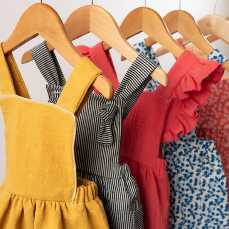 Patron Robe Tablier Milano by Ikatee pour bébé du 6 mois au 4 ans